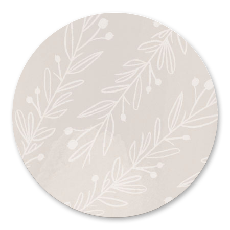 Beige en witte takjes
